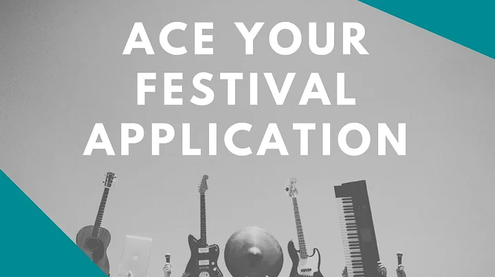 How To Ace Your Festival Application (ft. Daniel M...