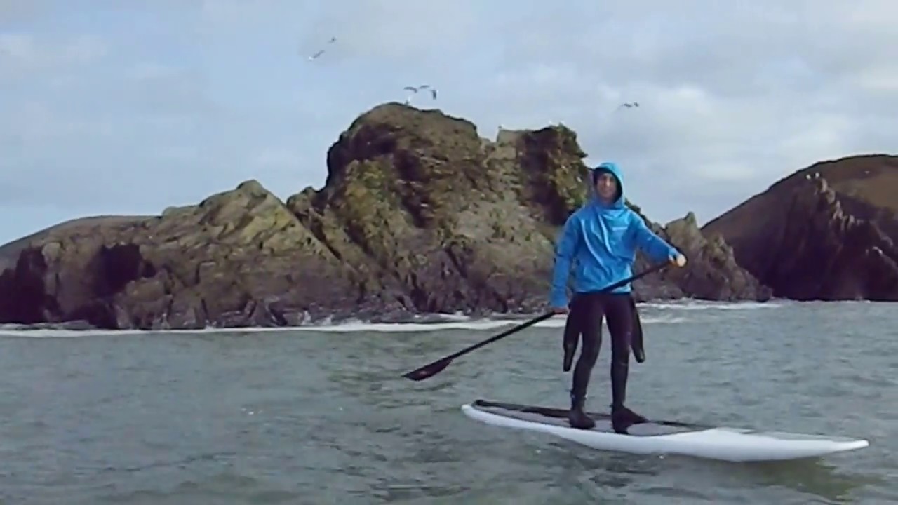 Paddle Boarding in Fishguard, Pembrokeshire YouTube