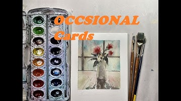 Simple Flower Occasional Cards!  EXTREME BEGINNERS Series with Chris Petri