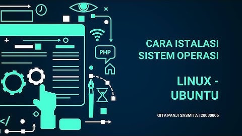 TUGAS UAS SISTEM OPERASI - Tutorial Install Ubuntu di Windows dengan Flashdisk
