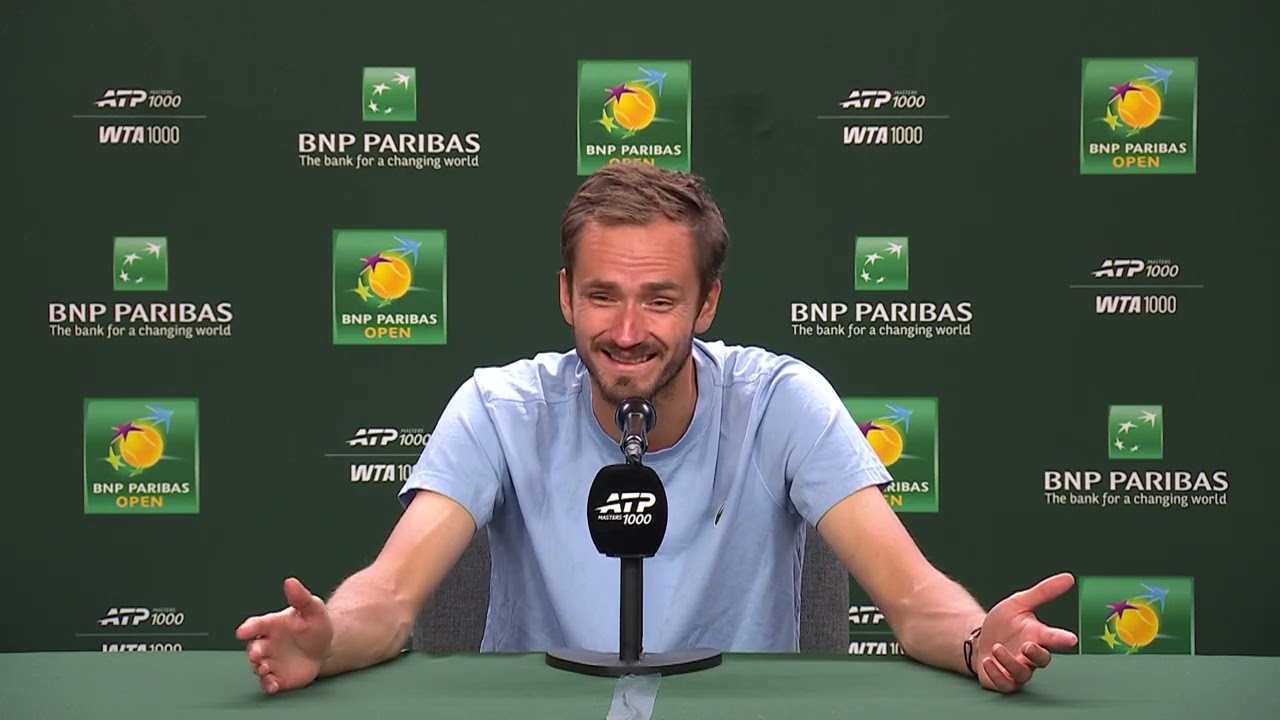 Watch: Daniil Medvedev Press Conference March 12