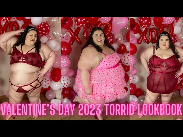Valentines day womens plus size lingerie