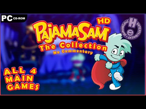 The Pajama Sam Collection (PC) - ALL 4 Main Games HD Walkthrough - No Commentary