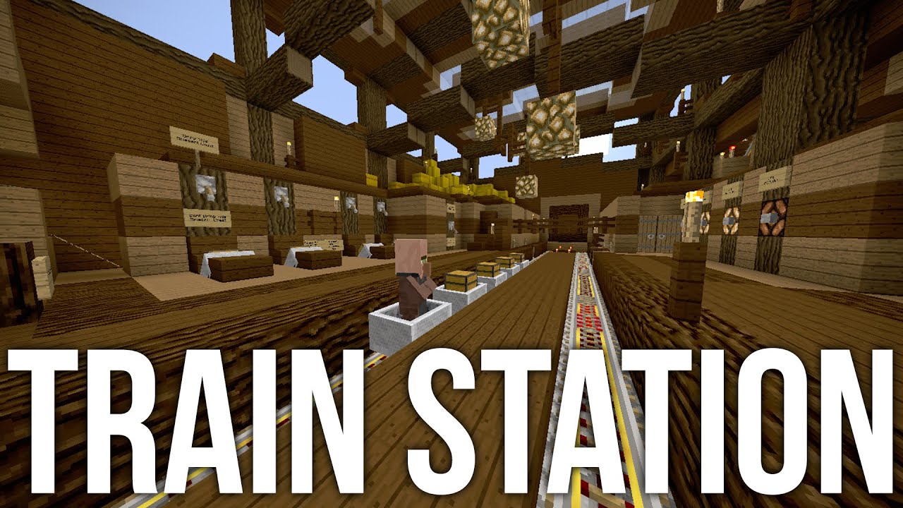 Minecraft Train Station