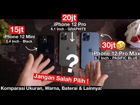 Komparasi iPhone 12 Pro Max  12 Mini   12 Pro Indonesia