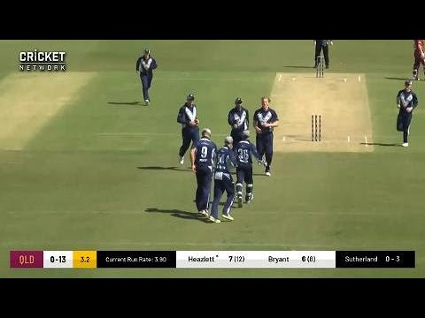 Highlights: Queensland v Victoria, JLT One-Day Cup