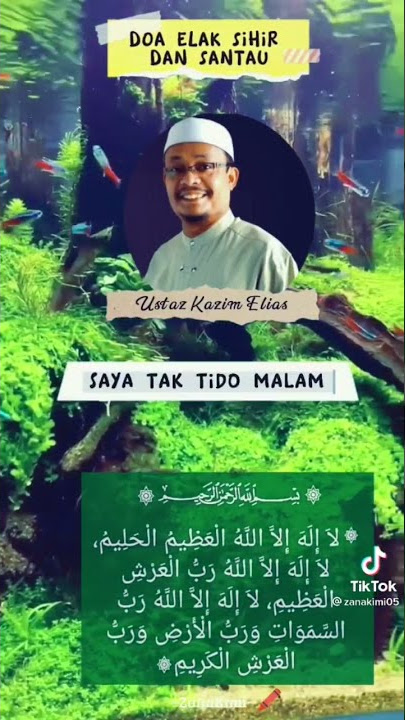 Doa Elak Sihir Dan Santau. Semoga kita dapat amalkan bersama-sama. Kredit: owner video