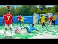 Worlds biggest slip n slide football match