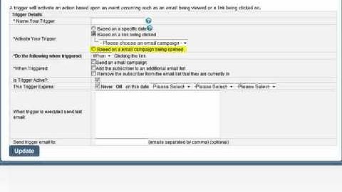 Omnistar Mailer - Email Triggers