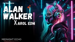 Alan Walker X AROL EDM Remix 🌙 Midnight Echo