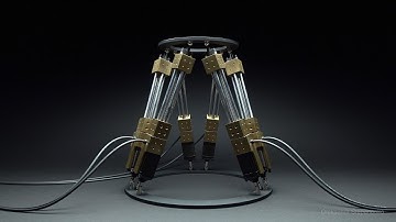 KINEMATICS | Hexapod (Gough-Stewart platform) 6-axis parallel robot (This is not CGI)
