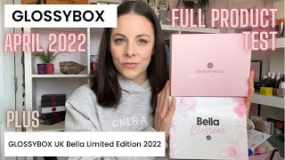GLOSSYBOX UK APRIL 22 &amp; BELLA BLOSSOM LTD EDITION | Full Product Test | Contents test for over 40s