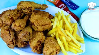 طريقة عمل دجاج كنتاكي?مع سر التتبيلة السرية?من جد هتعشقيها KFC Chicken?