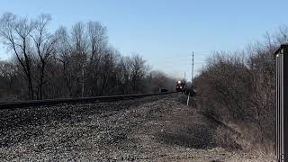 NS 9968 & 1060 Lead Eastbound Intermodal Train at Lake Street