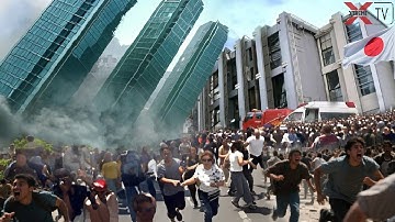 Chaos in Japan — Aardbevingen van 7,3 en 6,9 doen steden schudden, mensen vluchten voor veiligheid!