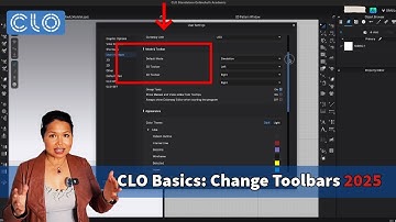 Basis CLO 3D voor beginners: versie 2025 Hoe u CLO-werkbalken snel en eenvoudig kunt wijzigen