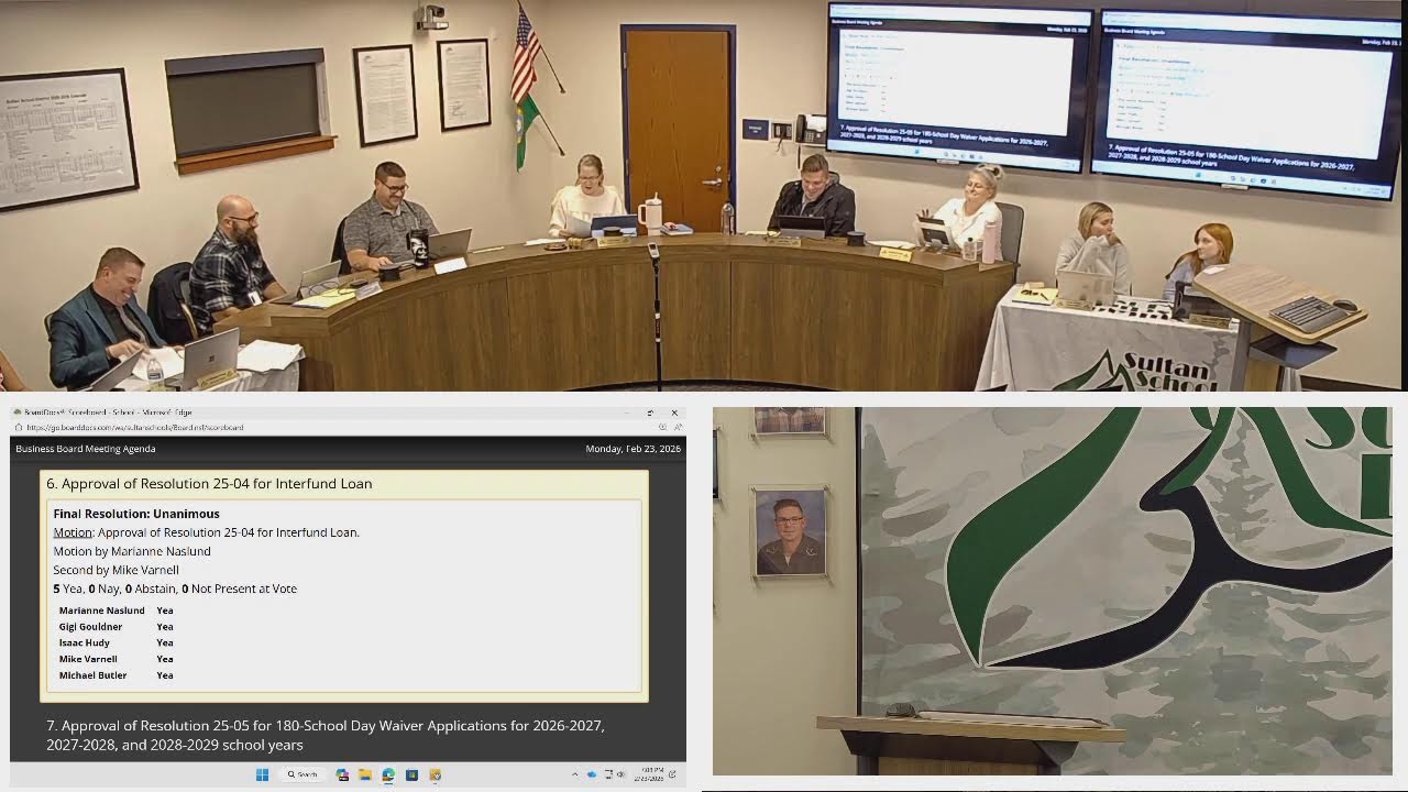 2.23.26 Business Meeting