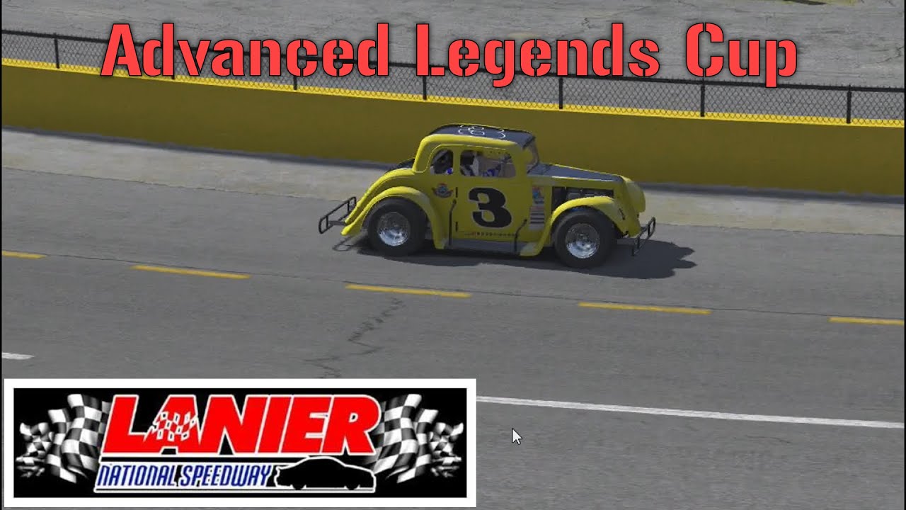Legends Cup Racing Advanced Legends Cup - Lanier Raceplex - IRacing - YouTube