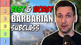 Barbarian Subclass Tier Ranking in Dungeons & Dragons