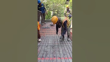 Staircase rebar work #shorts #construction #structure #engineering #skills
