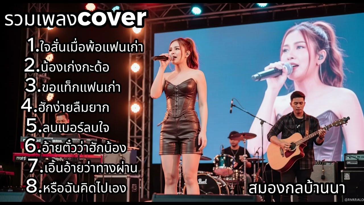Cover เพลงดังฟีลอบอุ่น เหมาะเปิดทำงาน/ขับรถเพลินๆ | สมองกลบ้านนา