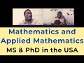 How to do PhD in Mathematics in USA | Applied Mathematics admission, funding, and research