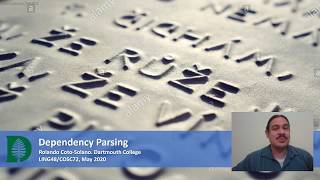 Dependency Parsing (Accelerated Computational Linguistics 2020.W07.10)