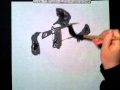 書家木村翼沙「鳥筆」no.1 Calligrapher Tsubasa Kimura [TORIHUDE]