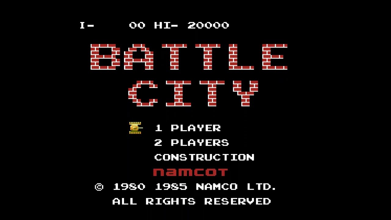 Battle City (Namco, 1985, Famicom)