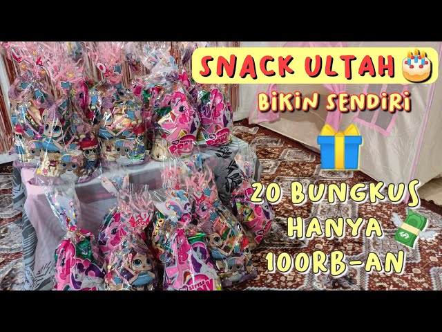 MURAH MERIAH!!! BINGKISAN SNACK ULANG TAHUN ANAK 20 PCS HANYA 100RB-AN