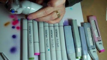 Copic Airbrush tips and Hints