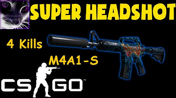 MOVIE CS:GO | -4 M4A1-S kills! (60 FPS) HD