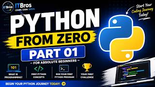 Python Tutorial for Beginners #1 | Introduction to Python | Python From Zero