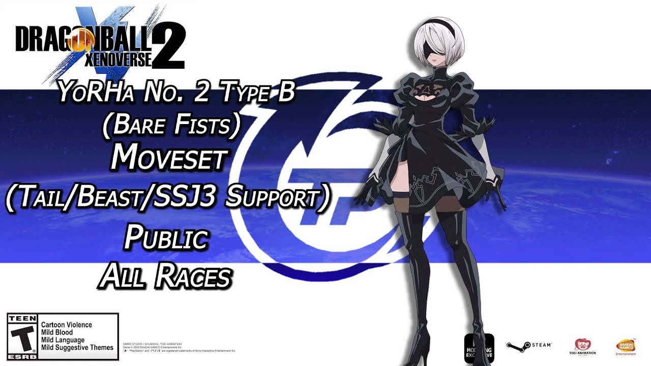DBXV2 Mods: 2B (Bare Fists) Moveset CC #3