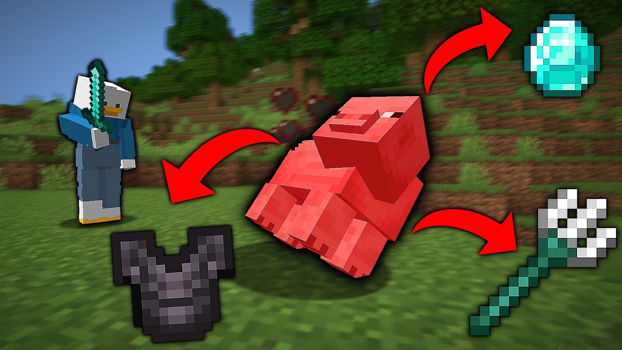 TRUE Random Drops in Minecraft - YouTube