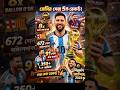 Check out Messi's top five records#footballskills