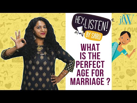 Hey Listen with Saru | What is the Perfect Age for Marriage| Epi 11| RJ Saru | JFW