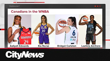 The four Canadians in the WNBA this season