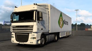 Ets 2 Везём Виноград На Новом Daf Xf 105.