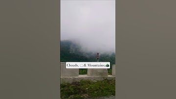 Clouds⛅️ Mountains⛰️ more clouds ☁️ Somewhere on earth #clouds #mountains #travel #minivlog #india