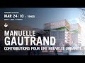 Conférence de Manuelle GAUTRAND