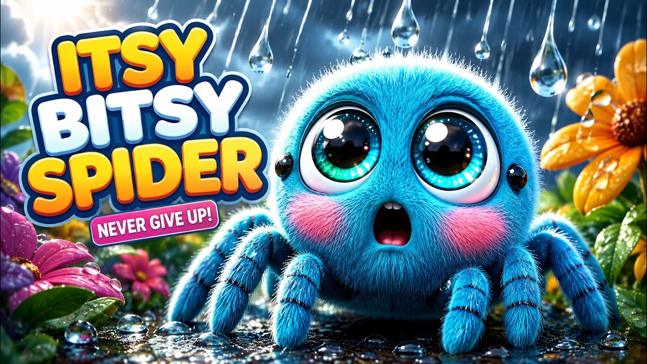 ITSY BITSY SPIDER | NURSERY RHYMES| Dines Showtv