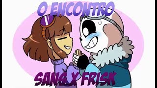 O encontro Sans x Frisk (Vídeo original na descrição)