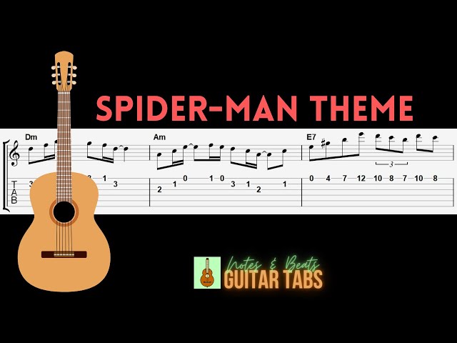 Theme From Spider-Man (Guitar Tab) - Print Sheet Music Now