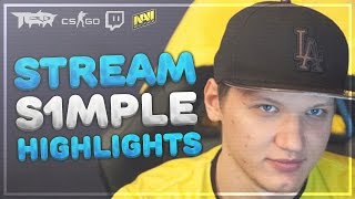 CS:GO - s1mple | Stream Highlights #8