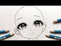How To Draw Basic Anime EYES (Anime Drawing Tutorial)