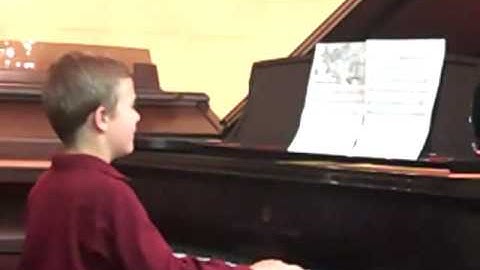 Maestro Giacomo McHargue Rocks the Robots Marching on Piano