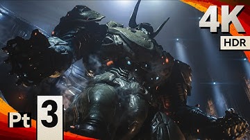 Doom: The Dark Ages [4K/60fps HDR] (100%, All Collectibles, Nightmare) Part 3 - Barrier Core