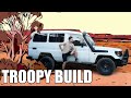 I bought a hzj78 landcruiser troopy   troopy build