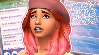 MUST HAVE MODS FOR REALISTIC GAMEPLAY || The Sims 4